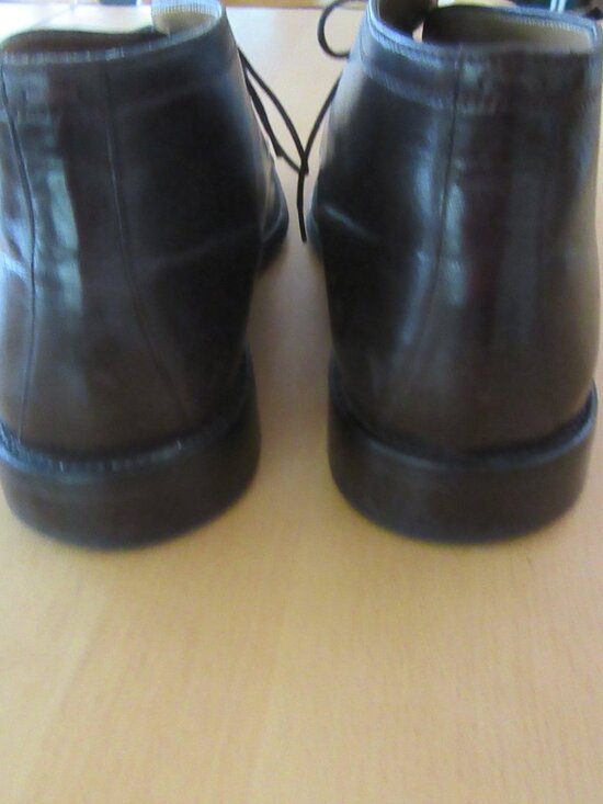 Mens dark brown leather Florsheim chukka boots shoes 12D - vintage 1990s main image 5